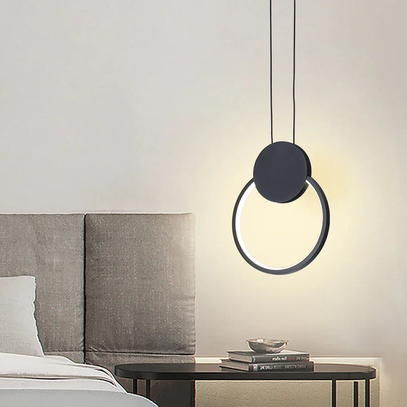Axyaa LED Pendant Lamp 12W Aluminum for Kitchen Bar Dining and Living Room