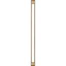 Axya Outdoor Wall Light: Modern Black & Gold Sconce for Porch, Garden, Villa