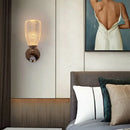 Axyaa Gold LED Wall Lamp for Living Room Bedroom Minimalist Luxury Fixtures