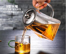 Axya Stainless Steel Tea Infuser Pot Glass Teapot Cup