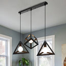 Axyaa Industrial Vintage Pendant Light Modern LED Ceiling Chandelier