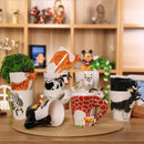 Axya 3D Animal Ceramic Mug Hand-Painted Birthday Gift