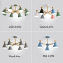 Axyaa Nordic Wood Pendant Lamp for Indoor Home Decor