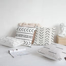 Axyaa Stripe Cushion Cover 45x45 Soft Pillow Cover for Living Room Sofa Nordic Home Decor