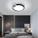 Axyaa Modern Black LED Ceiling Lights Chandelier for Living Room Bedroom Home Décor