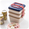 Axyaa 3-Layer Large Capacity Lunch Box for Office Worker and Picnic