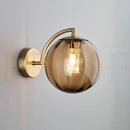 Axyaa Modern Nordic Glass Ball Wall Lamp for Living Room, Bedroom, and Aisle Indoor Decor with LED Bulb