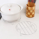 Axyaa Stainless Steel Steamer Rack for Kitchen Cooking and Baking