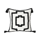 Axyaa Tufted Geometric Cushion Cover for Modern Home Decor