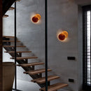 Axyaa Eclipse Wall Lamp: Modern Round Wall Lighting for Bedrooms, Living Rooms, Indoor Decor