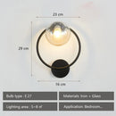 Axyaa Nordic Black Brass Wall Lamp - Modern Luxury Indoor LED Light
