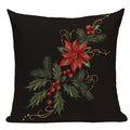 Axyaa Christmas Deer Snowman Cartoon Cushion Cover - Festive Decor Pillowcase