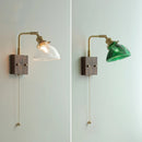 Axyaa Clear Glass LED Wall Lights Modern Nordic Wall Lamp