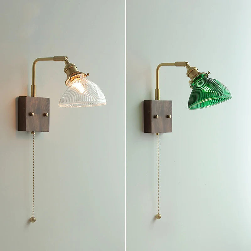 Axyaa Clear Glass LED Wall Lights Modern Nordic Wall Lamp