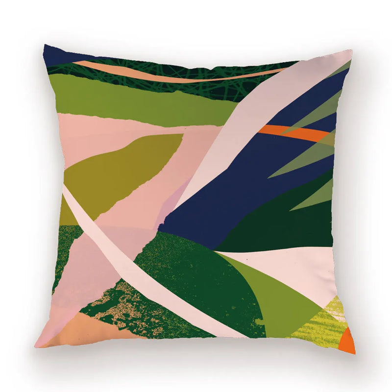 Axyaa Abstract Splice Pattern Pillow Case Bohemian Cushion Cover