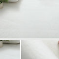 Axyaa Gray Faux Fur Carpet Soft Plush Rug for Modern Living Room and Children's Bedroom