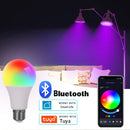 Axyaa RGB Smart Bulb 15W Dimmable Bluetooth Control for Home Party Decor