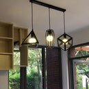 Axyaa Industrial Vintage Pendant Light Modern LED Ceiling Chandelier
