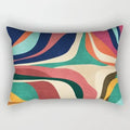 Axyaa Velvet Lumbar Pillow Cover for Sofa and Bedroom