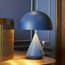 Axyaa Modern Pink Metal Table Lamp - Unique Reading Light for Young Homeowners