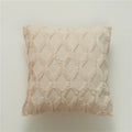 Geometric Plush Pillow Cover for Sofa, Nordic Home Decor by Axyaa