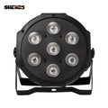 Axyaa 7X12W RGBW / 7x18W RGBWA+UV LED Par Light for Family Party Stage