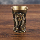 Axyaa Retro Egyptian Wine Glasses Set - Creative Cocktail and Shot Glass Pair