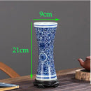 Axyaa Blue White Porcelain Antique Ceramic Vase Home Table Decor Pot Craft