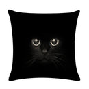 Axyaa Animal Printed Cotton Linen Pillow Cover for Home Sofa Decor 45X45CM