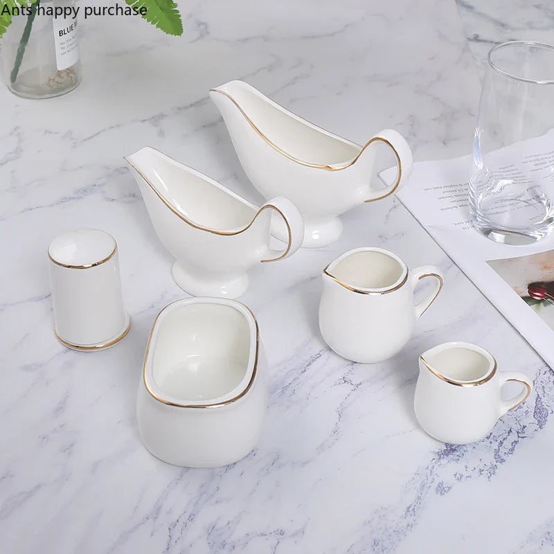 Axya Seasoning Jar Set: Hotel Restaurant Decor Milk Tank & Tissue Holder