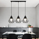 Axyaa Iron Frame Pendant Lamp for Modern Indoor Lighting