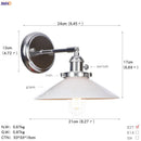 Axyaa Amber Glass Ball Wall Lights Modern LED Wall Lamp