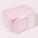 Axyaa Kitchen Storage Container Set - 17 Pcs Transparent Food Organizer Jars