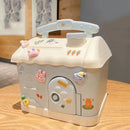 Axyaa Cute Piggy Bank: Big Size Money Box with 3D Sticker - Ideal Savings Gift for Kids & Adults