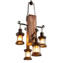Axyaa Wood Pendant Lamp: Industrial Design for Living, Dining, Bedroom & Kitchen