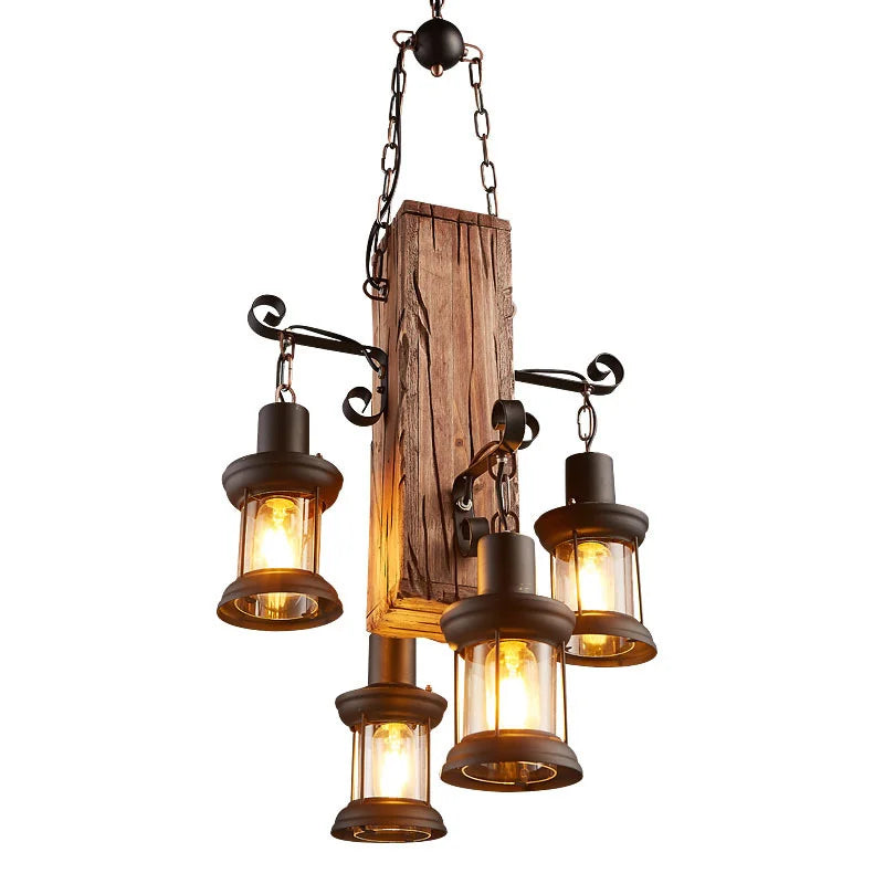 Axyaa Wood Pendant Lamp: Industrial Design for Living, Dining, Bedroom & Kitchen