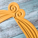 Axyaa Monica Wood Photo Frame - Yellow Home Decor for New Houses