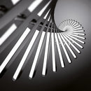 Axya Modern Nordic Fishbone Chandelier - Designer Minimalist Office Strip Light
