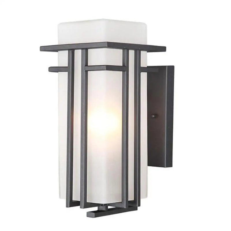 Axyaa Outdoor Wall Lantern Security Light for Entryways, Yards, and Front Porch