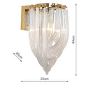 Axyaa Modern Crystal Chandelier for Home Lighting in Living Room, Bedroom, Dining Area