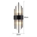 Axyaa Crystal Luxury Wall Lamp for Bedroom Living Room Dining Room Staircase