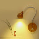 Axyaa Nordic Wood Wall Light 5W LED Bedside Reading Lamp