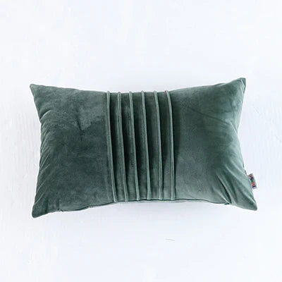 Axyaa Velvet Cushion Cover in Pink Blue Green Purple – 30x50cm