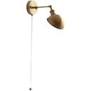 Nordic Copper Modern Wall Sconce Pull Chain Switch Axyaa LED Light
