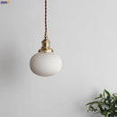 Axyaa Nordic Ceramic Pendant Lights Modern LED Living Room Lighting Fixtures