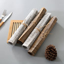 Axya Heat-Insulating Non-Slip Coaster Tea Mat, Rattan Woven PVC Saucer Rectangle