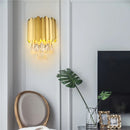 Axyaa Crystal Wall Lamp: Modern Luxury Lighting for Bedroom and Living Room