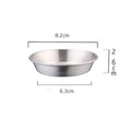 Axyaa Stainless Steel Seasoning Dish - Small Salad Bowl for Western Restaurants
