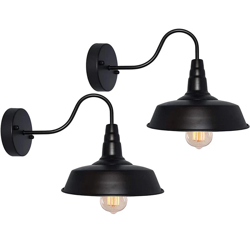 Axyaa Retro Loft Wall Lamp: Nordic, Industrial, Creative Lighting for Home, Bar, or Cafe