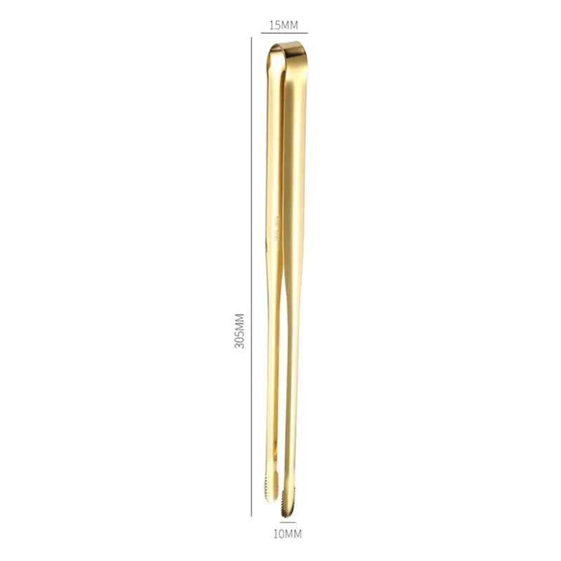 Axyaa Stainless Steel Food Clip Tongs - Premium Quality Utensil for Cooking and Grilling